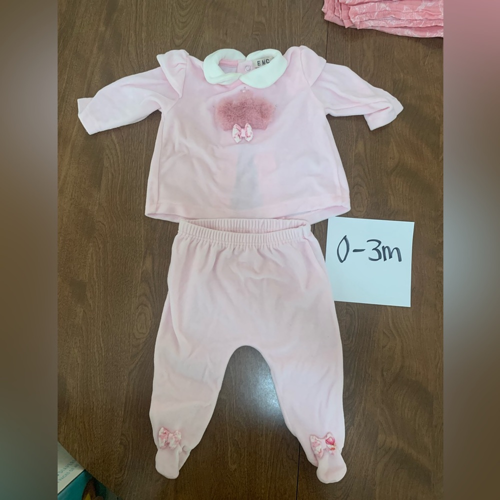 EMC Baby girls 2 piece set 0-3m